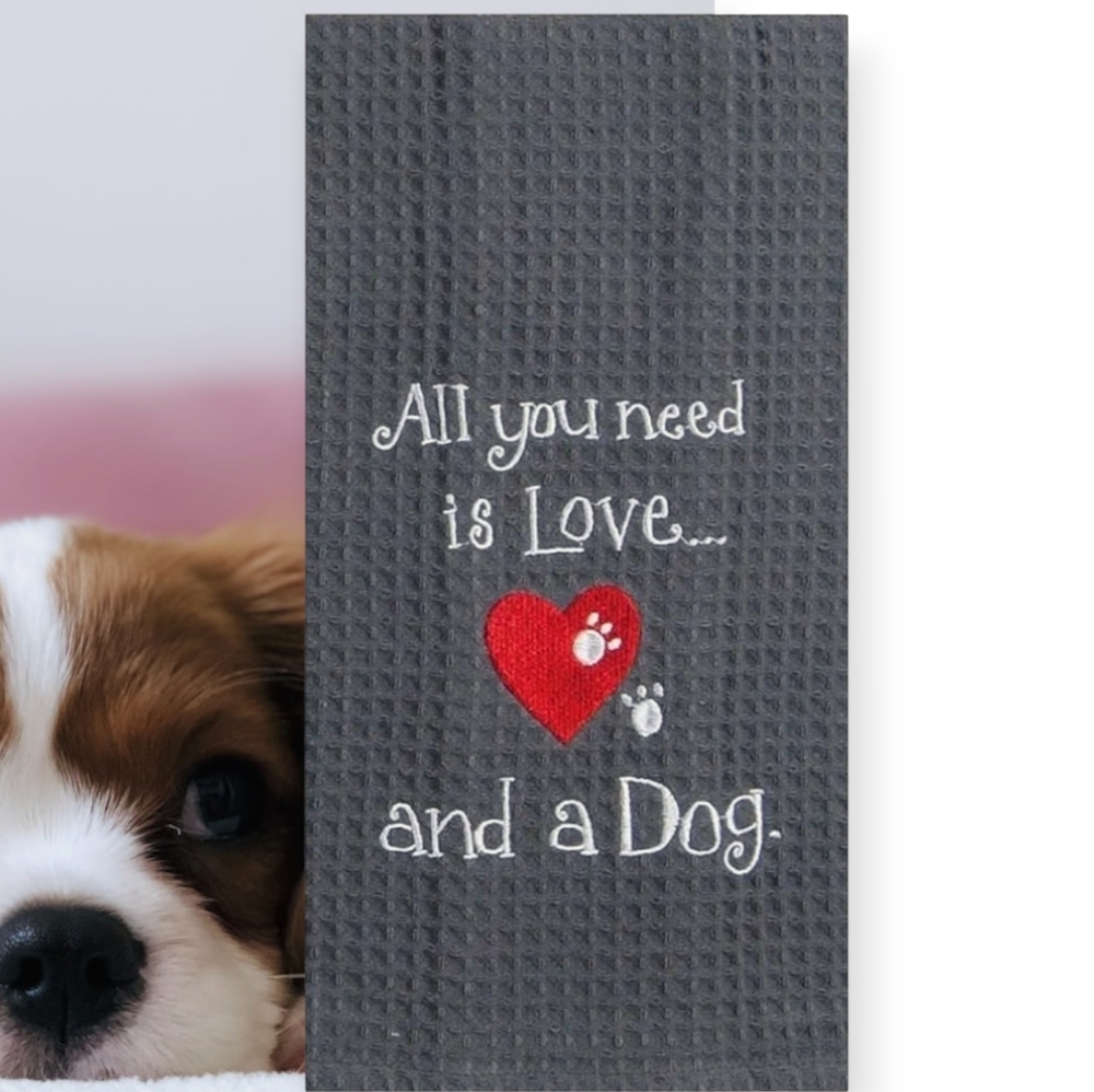 Waffle Tea Towel (Dog Theme)